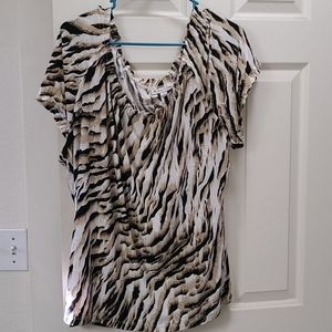 Beautiful animal print blouse